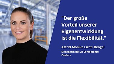 Portrait and quote of Astrid Lichtl-Dengl.