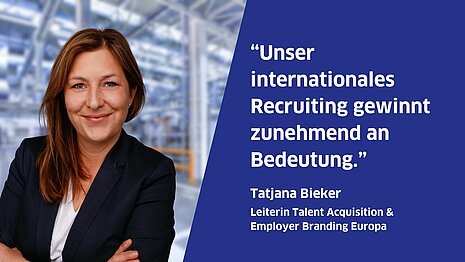 Zitat von Tatjana Bieker zum Recruiting