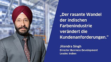 Portrait and quote of Jitendra Singh.