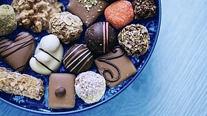 Pralinenteller.
