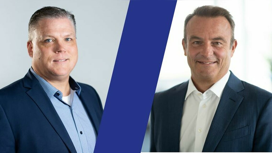 Portrait of Markus Glaser-Gallion and Tony Young. 