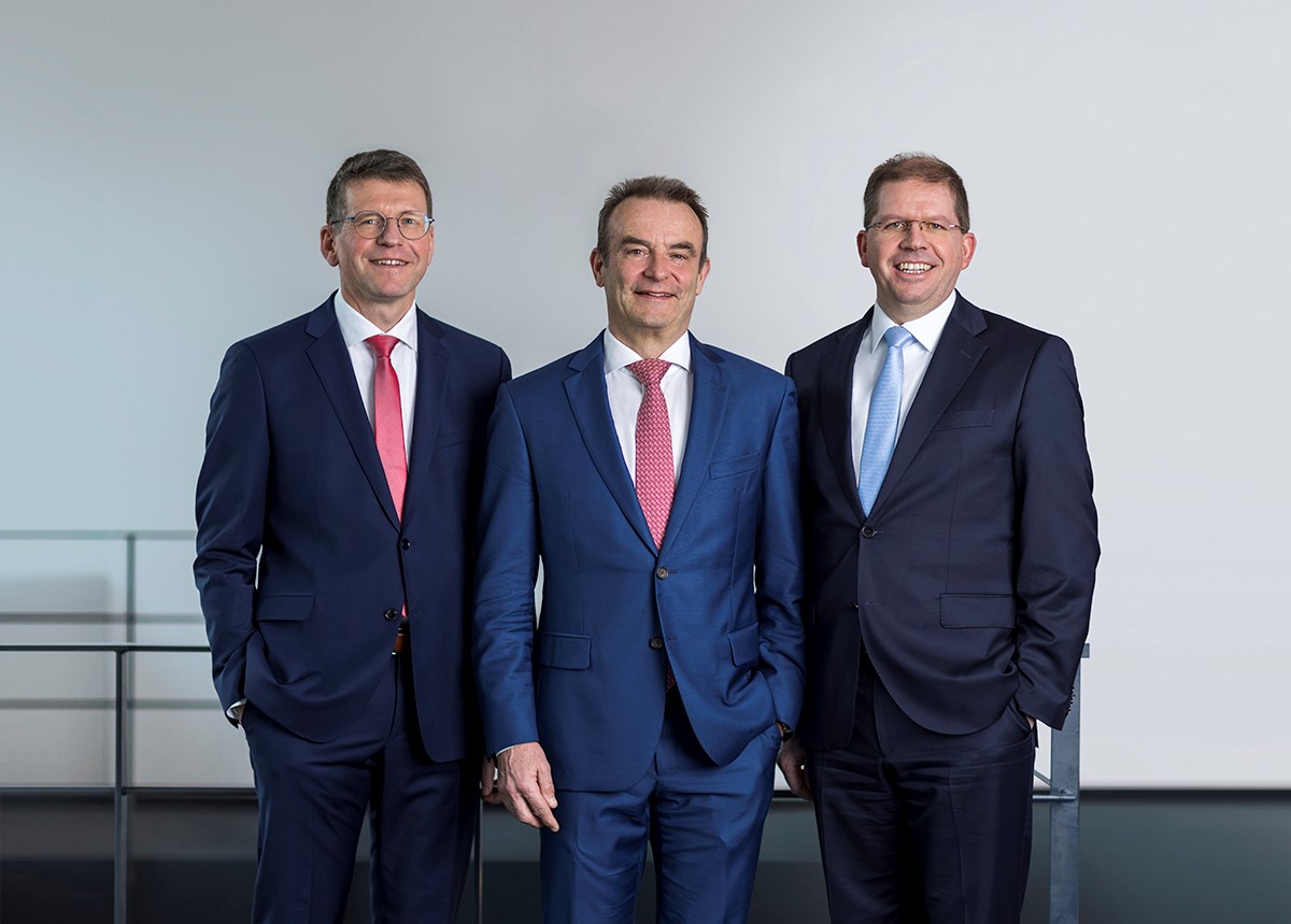 Die Geschäftsführung von Leadec: Markus Hucko, COO, Markus Glaser-Gallion, CEO, und Christian Geißler, CFO.
