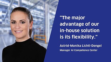 Portrait and quote of Astrid Lichtl-Dengl.