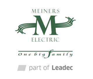 Meiners logo with the addition "part of Leadec".