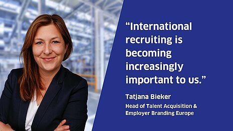 Quote of Tatjana Bieker on Recruiting